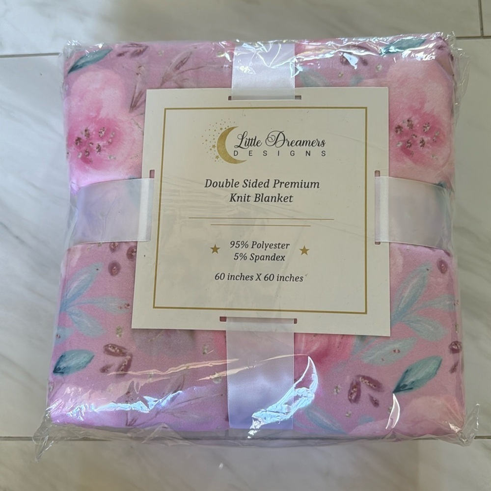 Little Dreamer Designs Double Sided Premium Knit Blanket